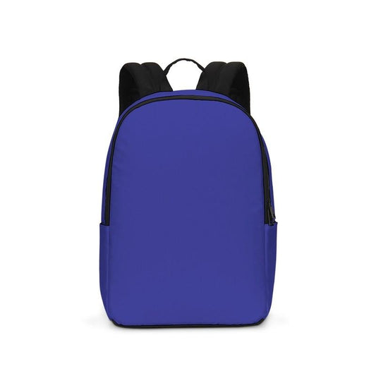 Bright Blue Waterproof Backpack C100M100Y0K0 - Backpack