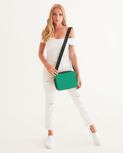 Bright Cool Green Crossbody Bag C100M0Y75K0 - Woman Front