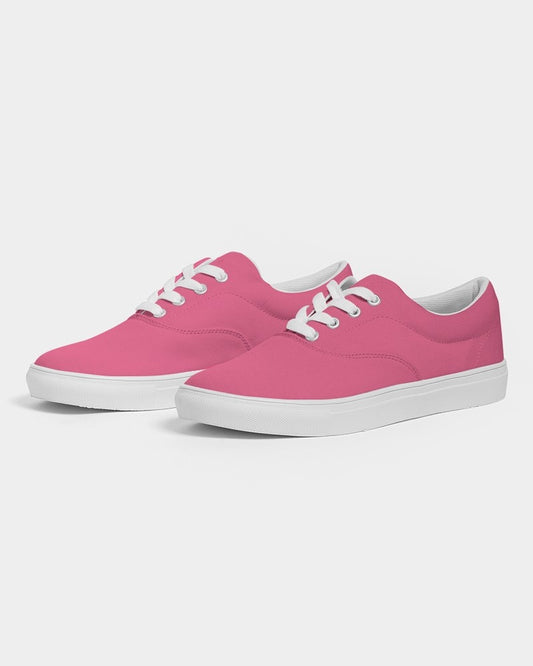 Bright Cool Pink Canvas Sneakers C0M80Y20K0 - Side 3