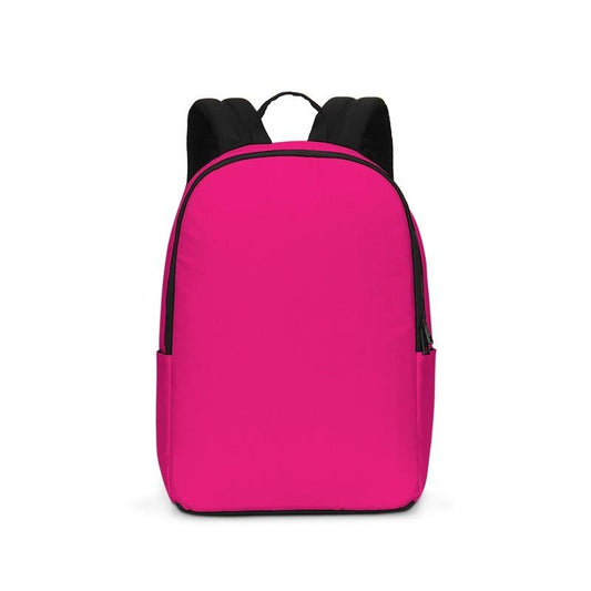 Bright Cool Pink Waterproof Backpack C0M100Y25K0 - Backpack