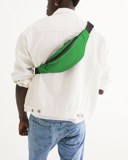 Bright Green Belt Bag C75M0Y100K0 - Man Back