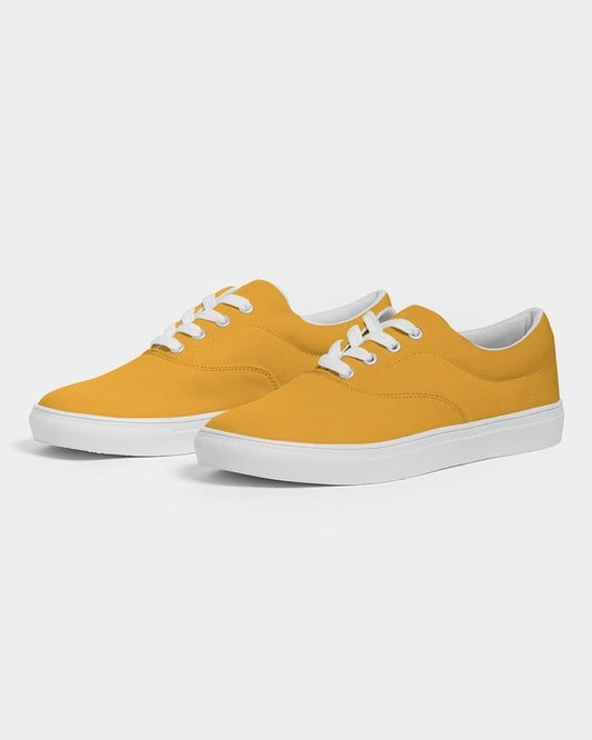 Bright Orange Canvas Sneakers C0M38Y100K0 - Side 3