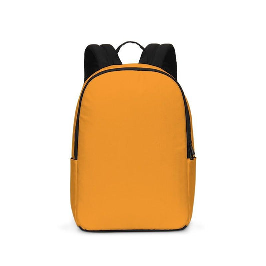 Bright Orange Waterproof Backpack C0M50Y100K0 - Backpack