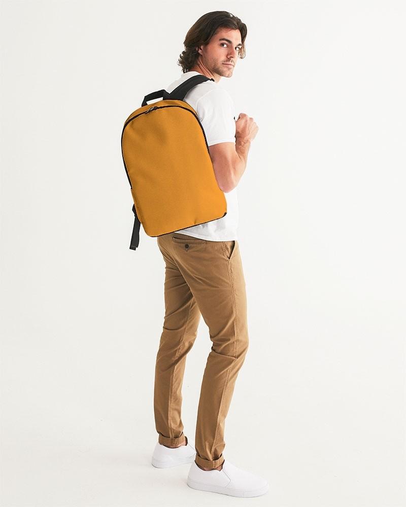 Bright Orange Waterproof Backpack C0M50Y100K0 - Man 2