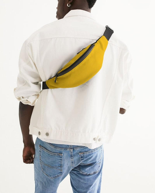 Bright Orange Yellow Belt Bag C0M25Y100K0 - Man Back