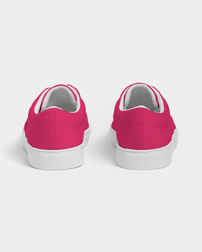 Bright Pink Canvas Sneakers C0M100Y50K0 - Back