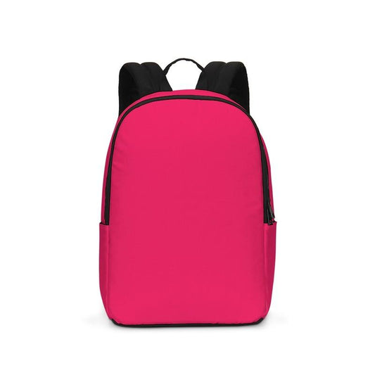 Bright Pink Waterproof Backpack C0M100Y50K0 - Backpack