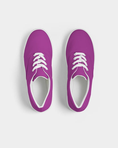 Bright Purple Canvas Sneakers C38M100Y0K0 - Top