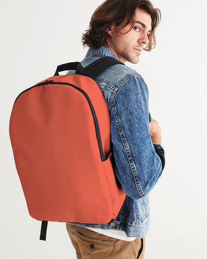 Bright Red Waterproof Backpack C0M80Y80K0 - Man CloseUp