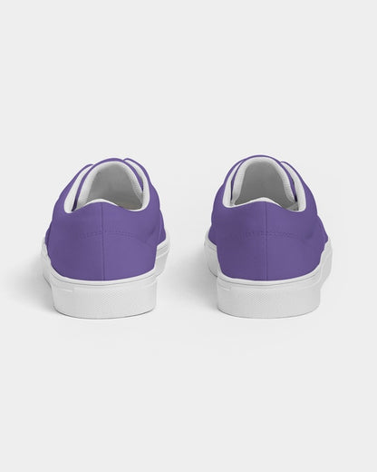 Bright Violet Canvas Sneakers C70M80Y0K0 - Back