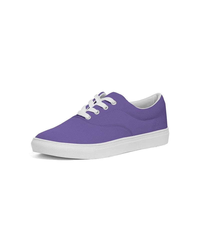 Bright Violet Canvas Sneakers C70M80Y0K0 - Side 2