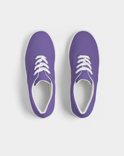 Bright Violet Canvas Sneakers C70M80Y0K0 - Top