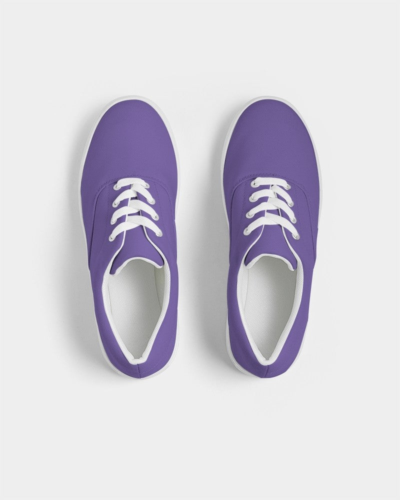 Bright Violet Canvas Sneakers C70M80Y0K0 - Top