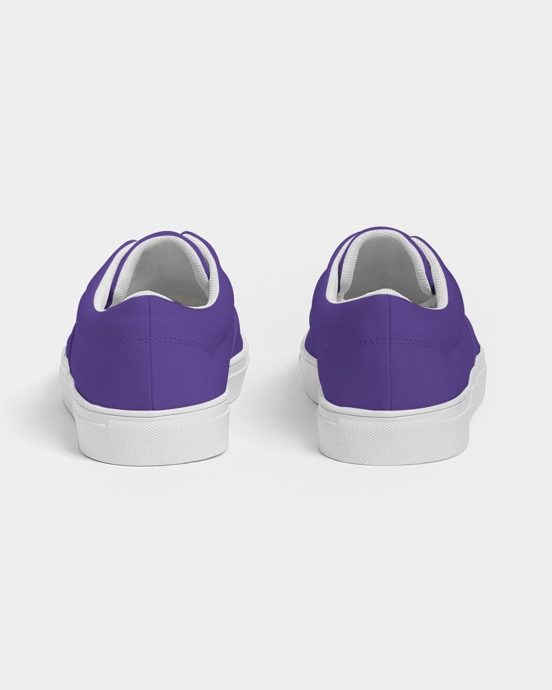 Bright Violet Canvas Sneakers C88M100Y0K0 - Back