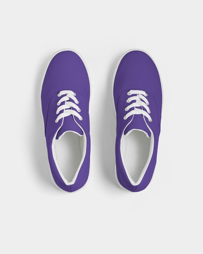 Bright Violet Canvas Sneakers C88M100Y0K0 - Top