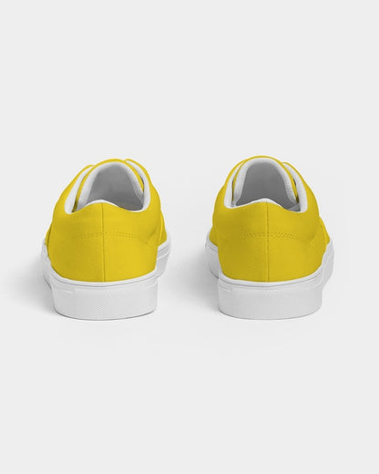 Bright Yellow Canvas Sneakers C0M12Y100K0 - Back