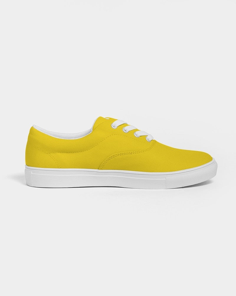 Bright Yellow Canvas Sneakers C0M12Y100K0 - Side 4