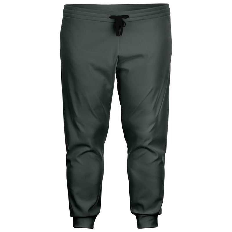 Dark Green Gray Joggers PLUS C10M0Y10K80 - Ghost Front