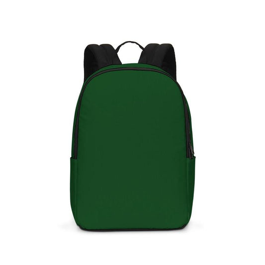 Dark Green Waterproof Backpack C100M0Y100K80 - Backpack