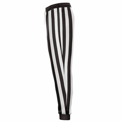 Brown Striped Classy Unisex Joggers with PLUS sizes