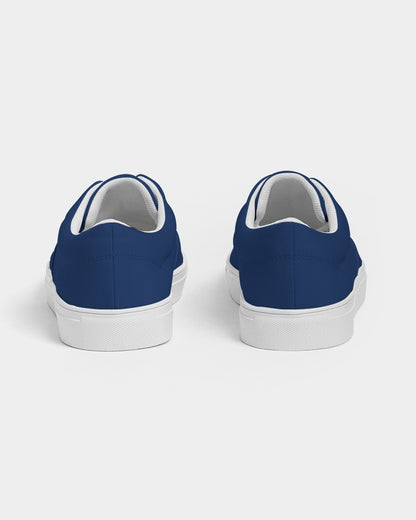 Medium Dark Blue Canvas Sneakers C100M75Y0K60 - Back