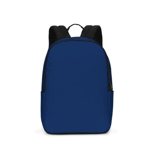 Medium Dark Blue Waterproof Backpack C100M75Y0K60 - Backpack