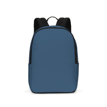 Medium Dark Blue Waterproof Backpack C60M30Y0K60 - Backpack