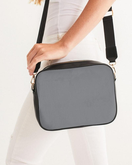 Medium Dark Gray Crossbody Bag C0M0Y0K60 - Woman Side CloseUp