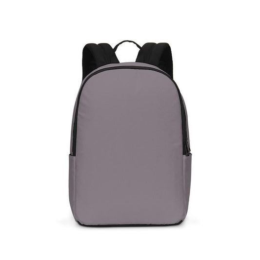 Medium Dark Magenta Gray Waterproof Backpack C0M10Y0K60 - Backpack