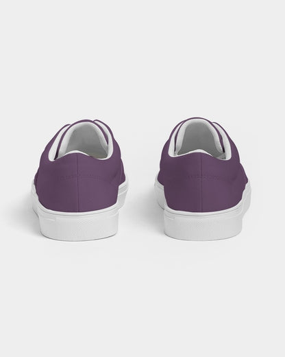 Medium Dark Purple Canvas Sneakers C30M60Y0K60 - Back