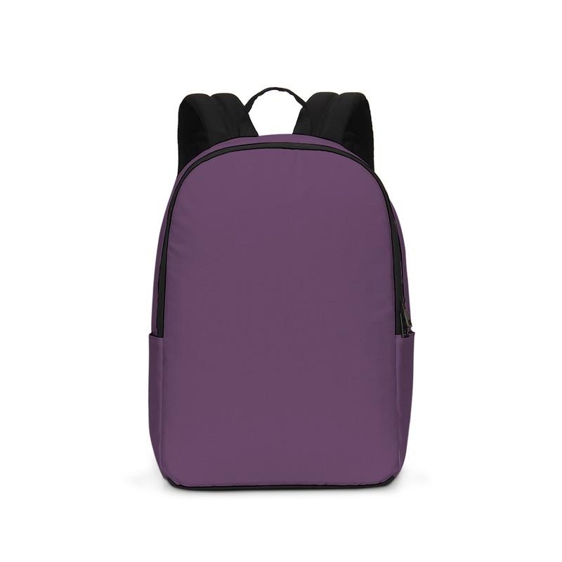 Medium Dark Purple Waterproof Backpack C30M60Y0K60 - Backpack