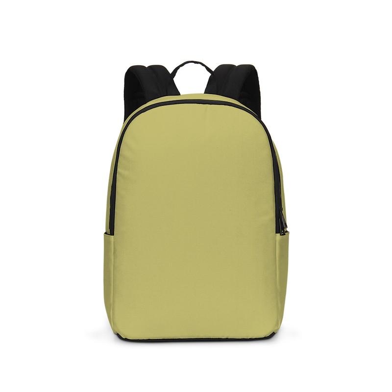 Medium Dark Yellow Waterproof Backpack C0M0Y60K30 - Backpack