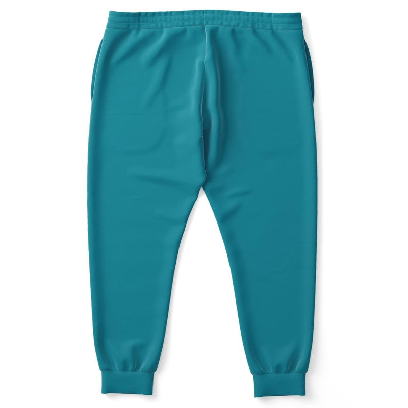 Muted Green Cyan Joggers PLUS C100M0Y25K30-Back