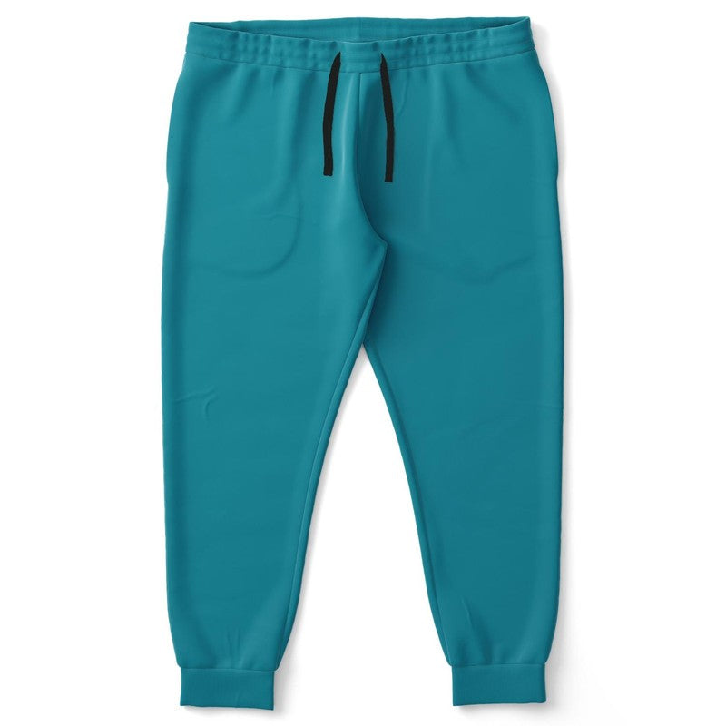 Muted Green Cyan Joggers PLUS C100M0Y25K30-Front