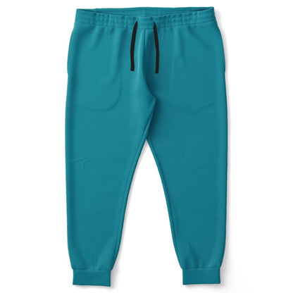 Muted Green Cyan Joggers PLUS C100M0Y25K30-Front