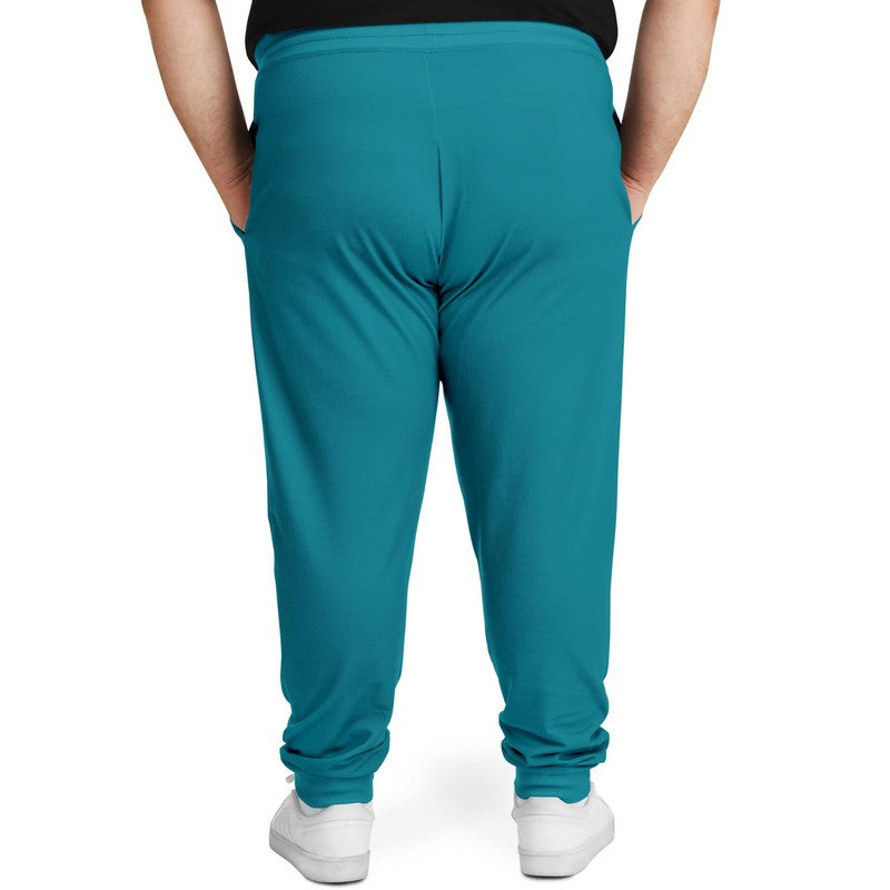 Muted Green Cyan Joggers PLUS C100M0Y25K30-ManBack2