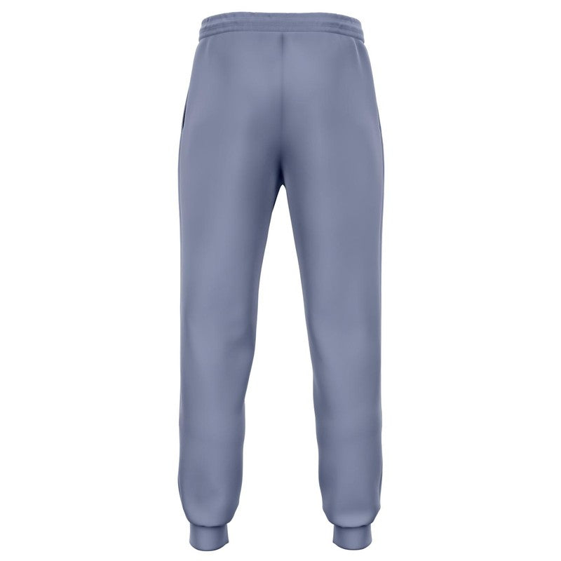 Muted Blue Joggers C30M22Y0K30 - Ghost Back