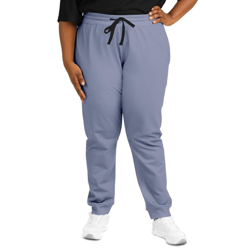 Muted Blue Joggers PLUS C30M22Y0K30 - Woman Front