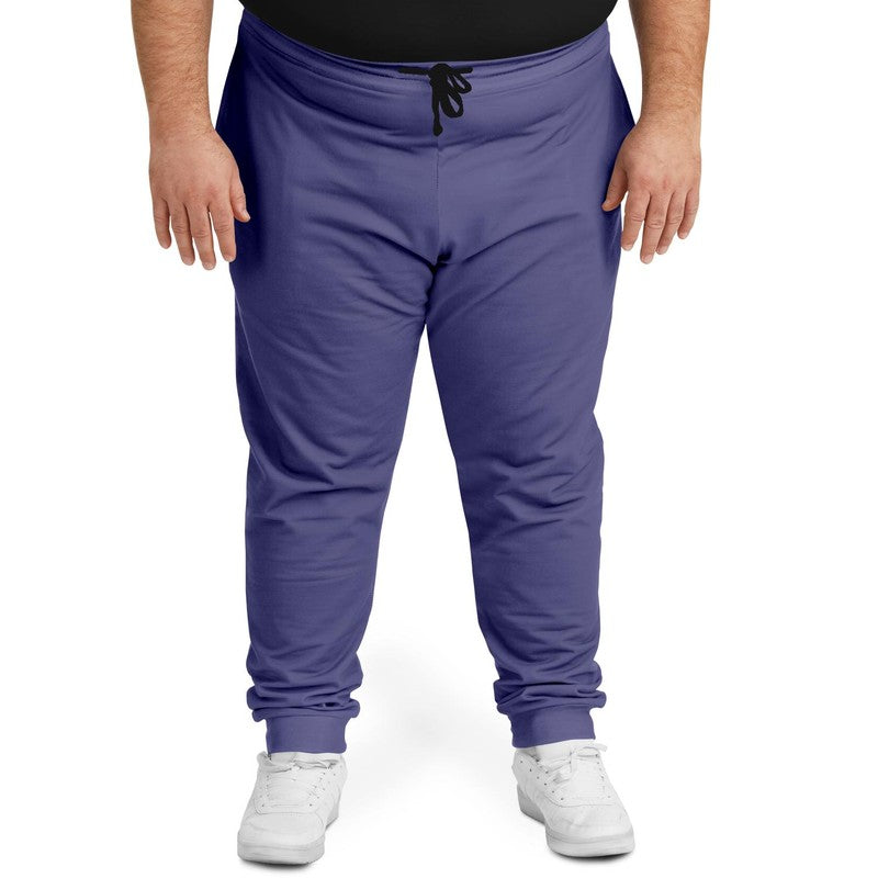 Muted Blue Joggers PLUS C60M60Y0K30 - Man Front 2