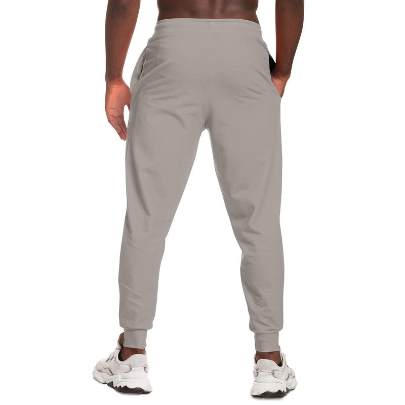 Muted Brown Joggers C30M30Y30K0 - Man Back