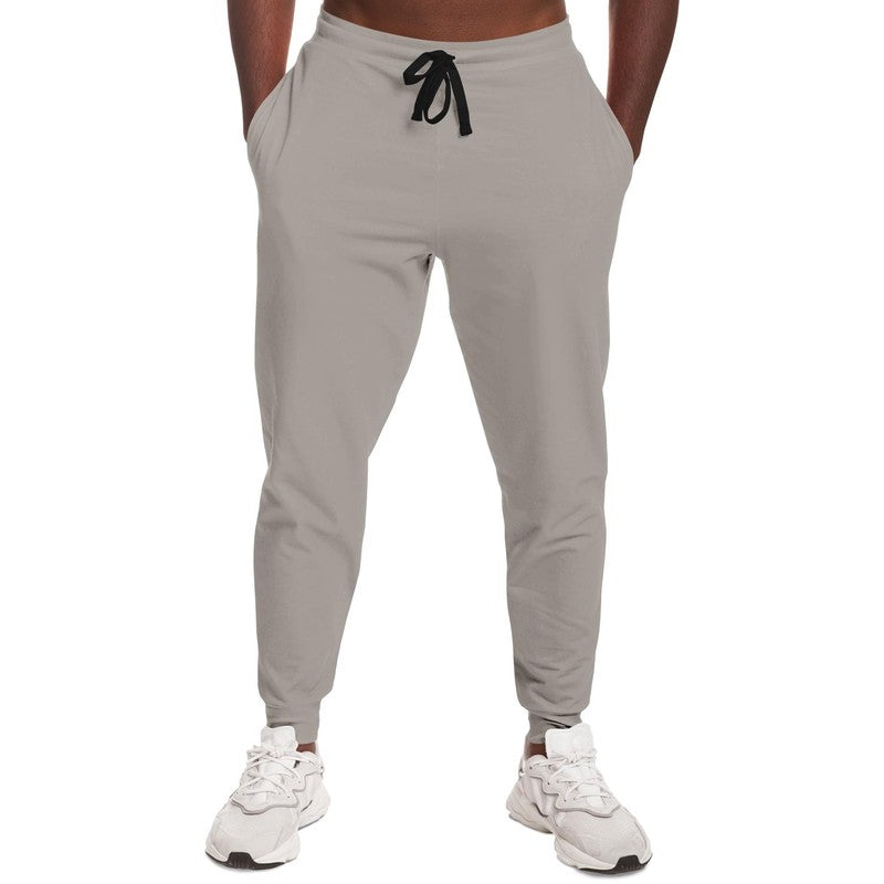 Muted Brown Joggers C30M30Y30K0 - Man Front