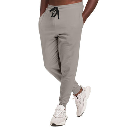 Muted Brown Joggers C30M30Y30K0 - Man Side