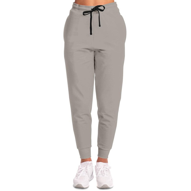 Muted Brown Joggers C30M30Y30K0 - Woman Front