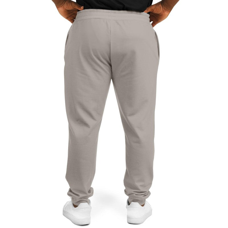 Muted Brown Joggers PLUS C30M30Y30K0 - Man Back