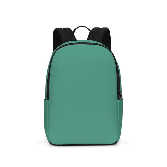 Muted Cool Green Waterproof Backpack C60M0Y45K30 - Backpack