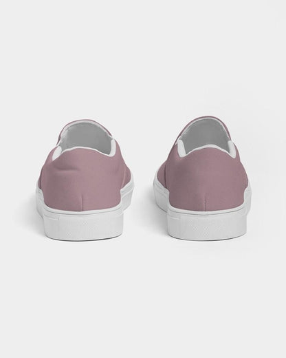 Muted Cool Pink Men's Slip-On Canvas Sneakers C0M30Y8K30 - Back