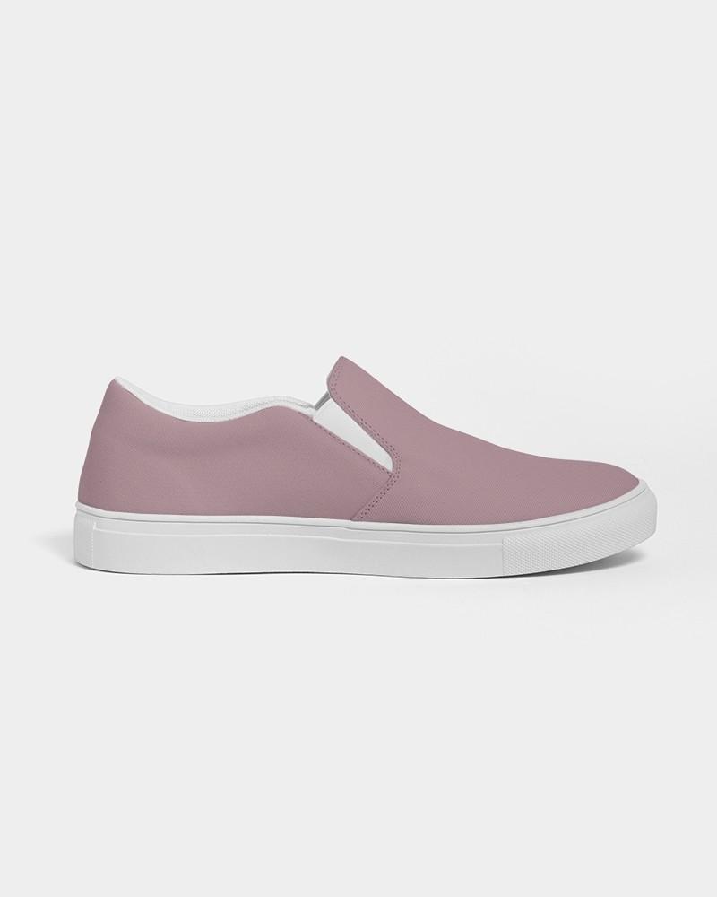 Muted Cool Pink Men's Slip-On Canvas Sneakers C0M30Y8K30 - Side 4