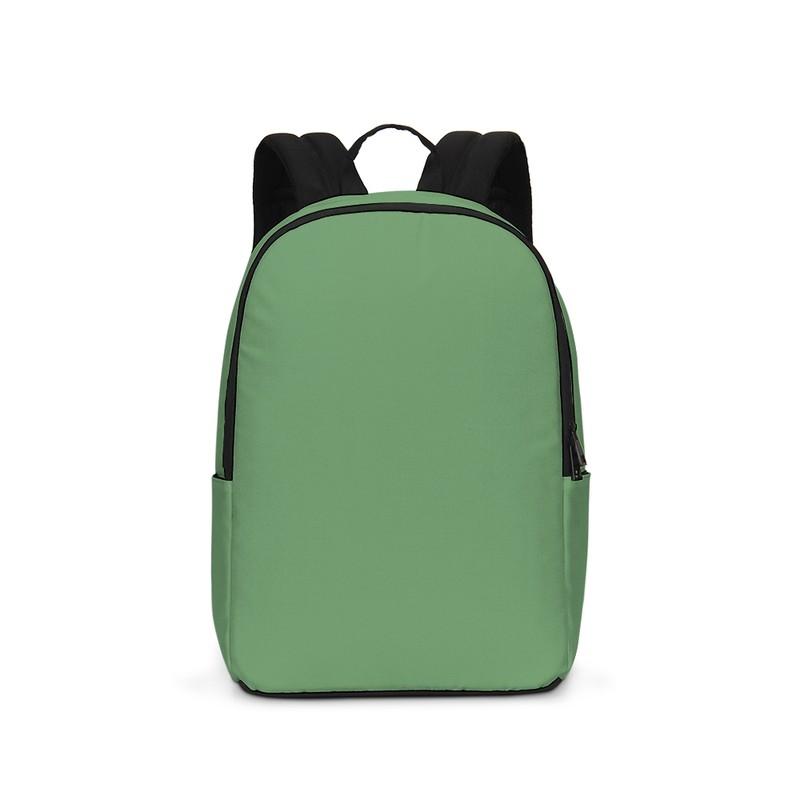 Muted Green Waterproof Backpack C45M0Y60K30 - Backpack