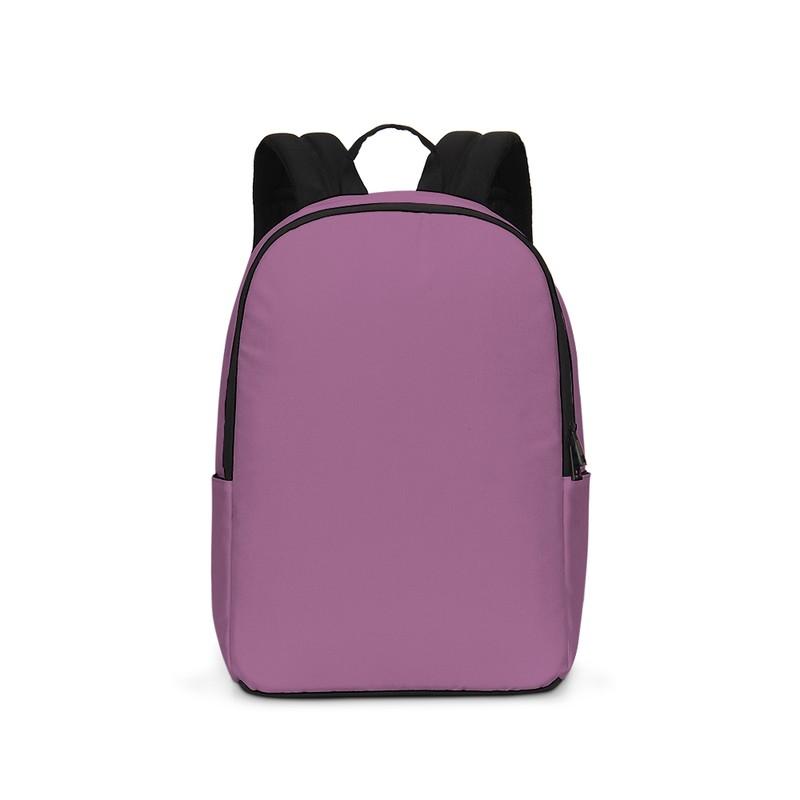 Muted Magenta Purple Waterproof Backpack C15M60Y0K30 - Backpack