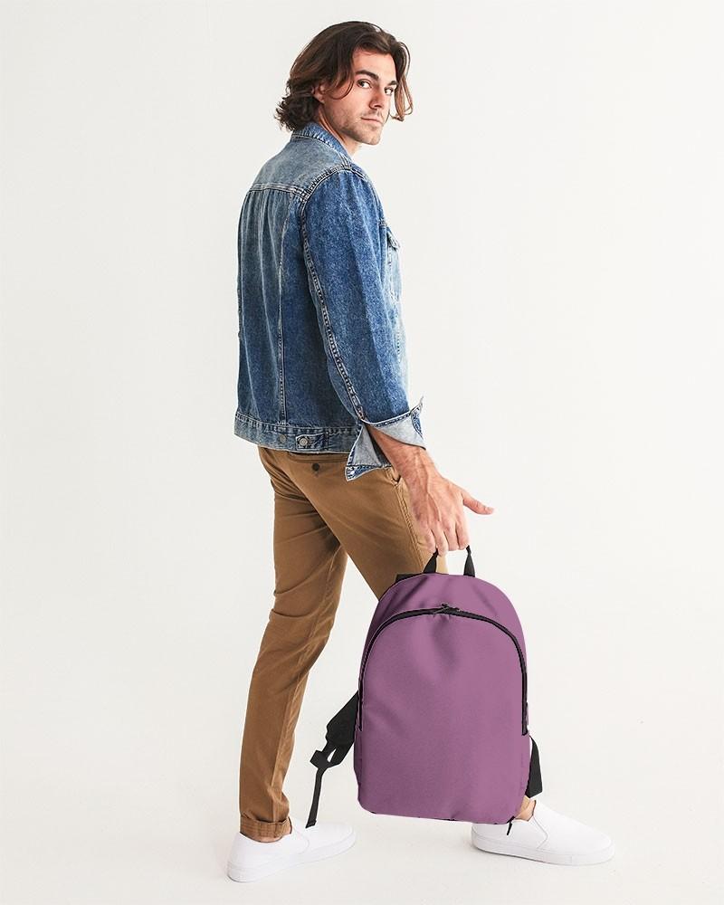 Muted Magenta Purple Waterproof Backpack C15M60Y0K30 - Man 1